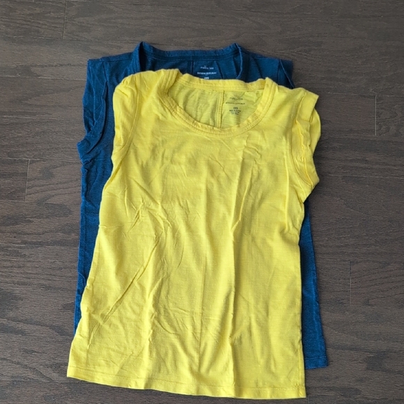Banana Republic Yellow and Blue Short Sleeve Tees - Picture 1 of 1